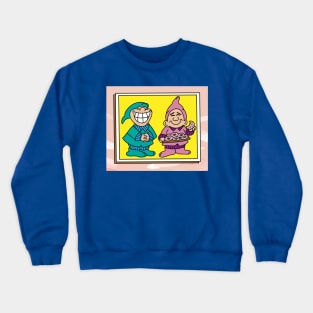 Funny Dwarf Garden Gnome Crewneck Sweatshirt